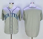 Seattle Mariners Blank Gray New Cool Base Stitched Baseball Jersey,baseball caps,new era cap wholesale,wholesale hats